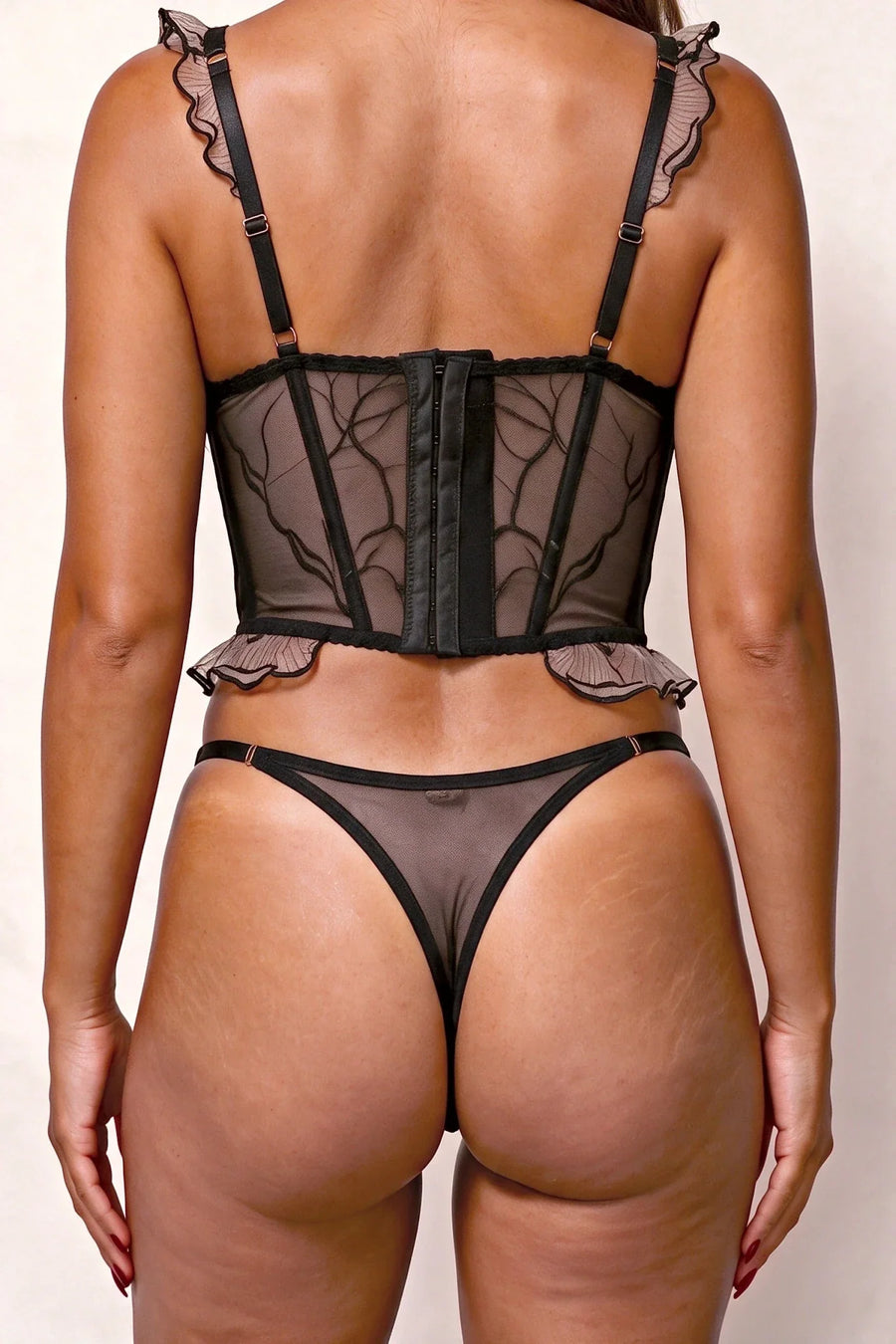 Tweedelige lingerieset - FEUILYNE Zwart