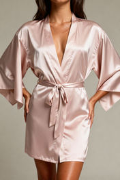 Kimono voor dames - Middernacht Roze 