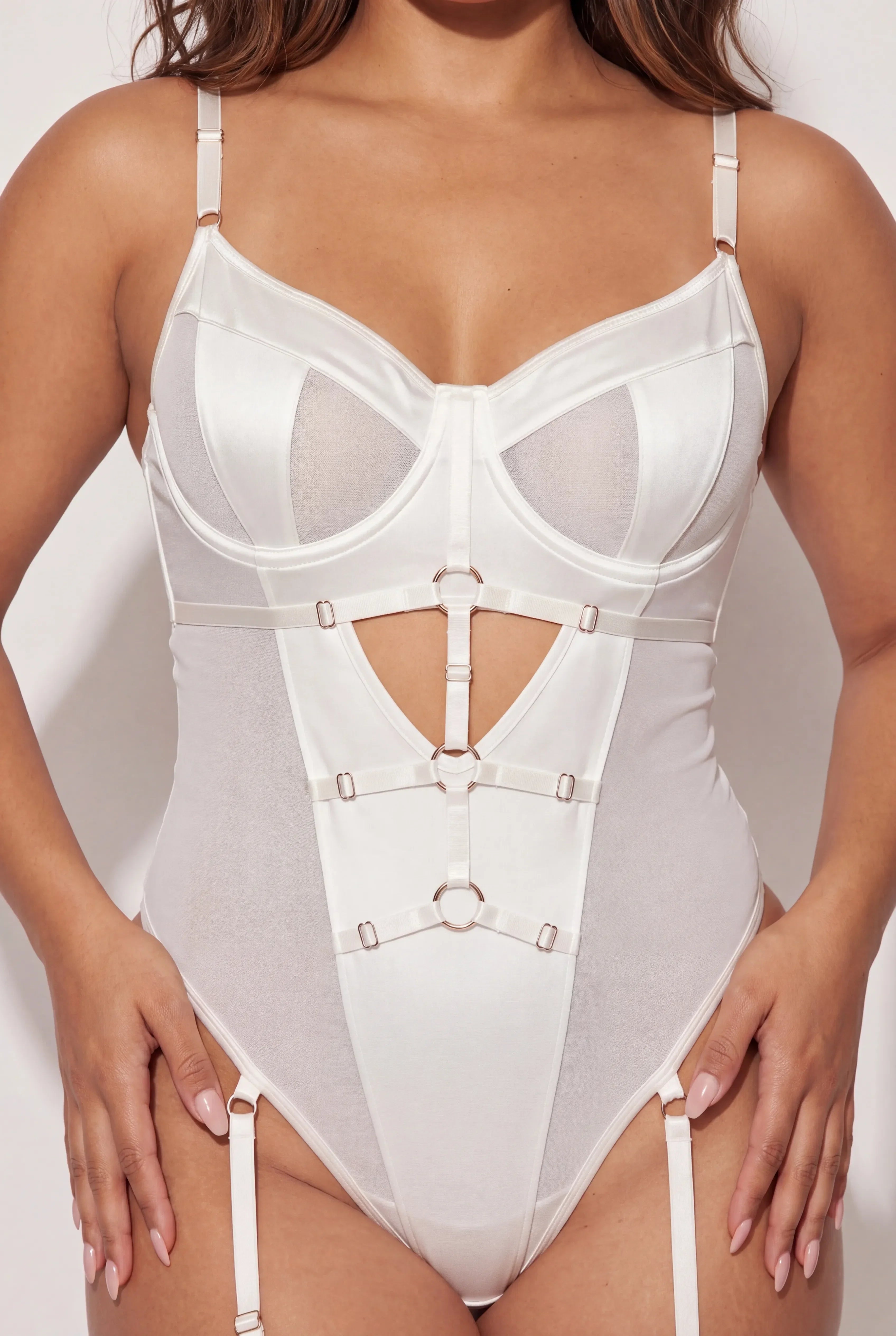 Body Avec Tour De Cuisses Blanc Sauvage