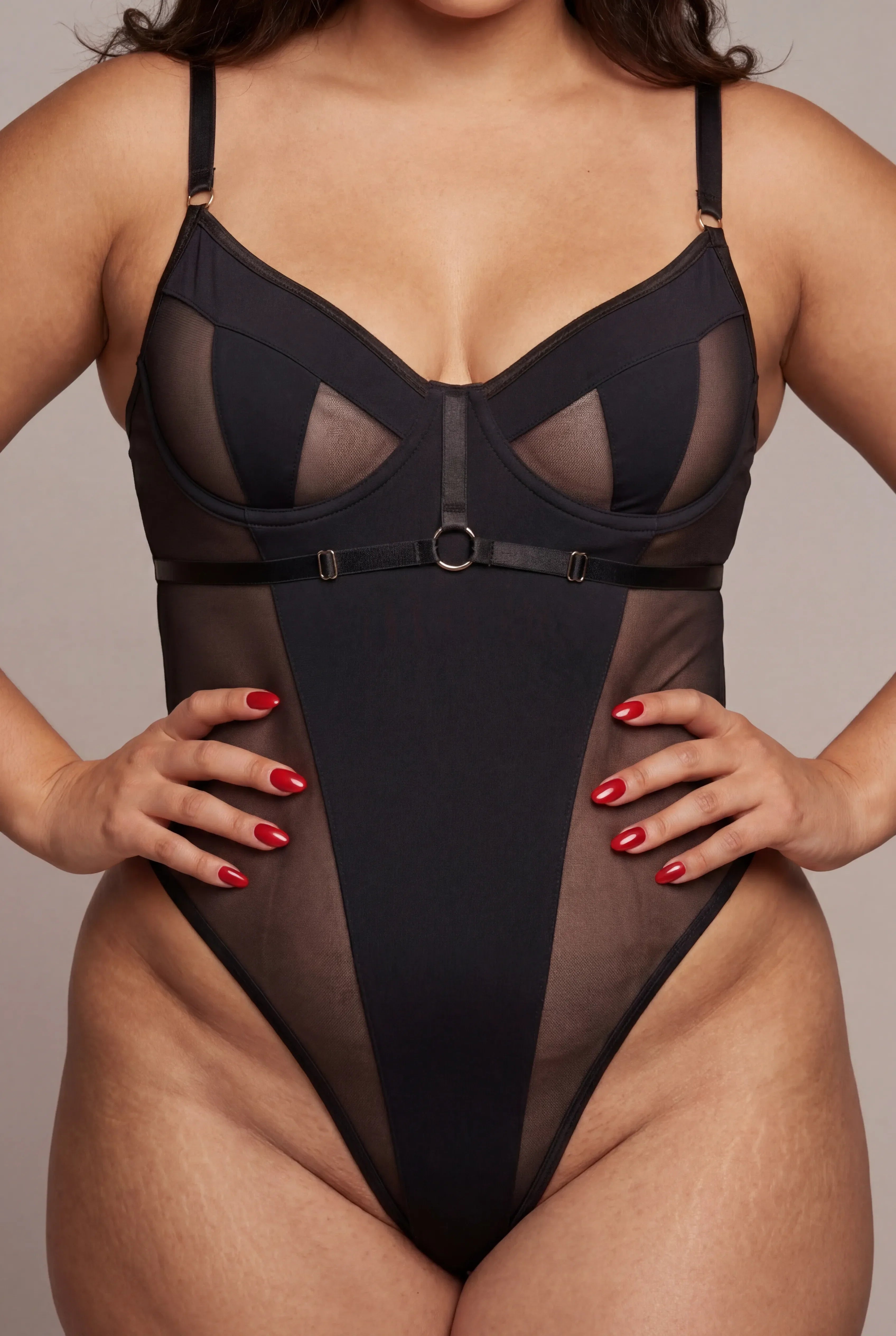 Body Avec Tour De Cuisses Noir Sauvage