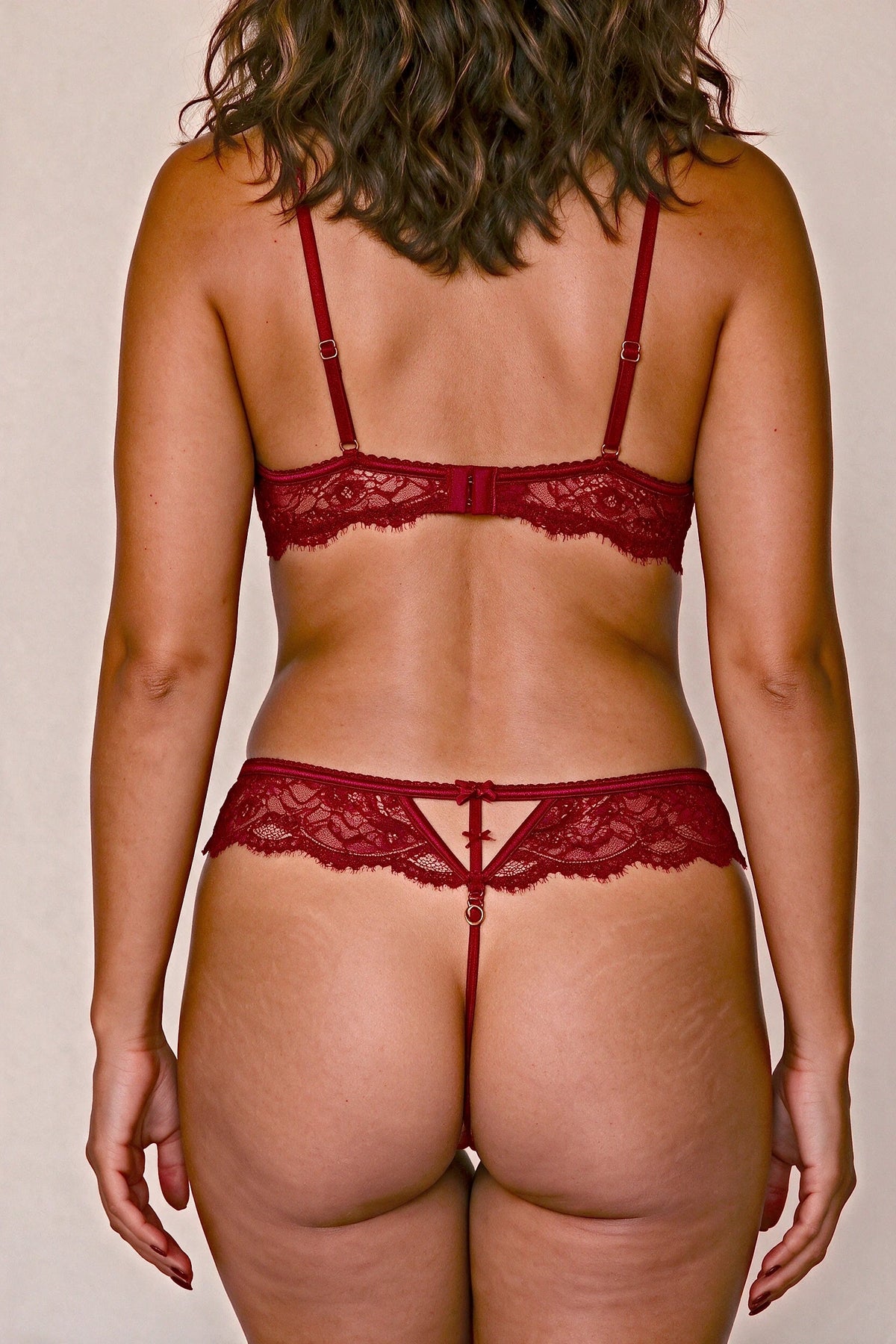 Body pour femme - CILYANE Rouge - NAKED Underwear FR